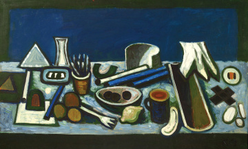 КАРЛО ЗВІРИНСЬКИЙ, натюрморт, 1965, полотно на дереві, олія, 61х75, приватна збірка