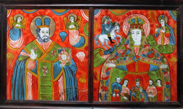 Св. Юрій, Миколай. святий Юрій, Богородиця-Покрова, свята Варвара