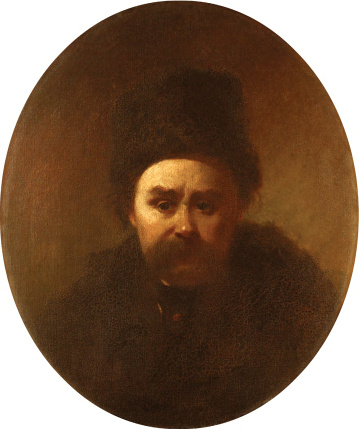 ТАРАС ШЕВЧЕНКО / автопортрет 1861, полотно, олія, 59х49, НМТШ