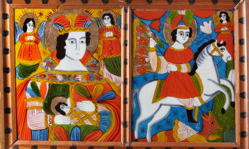 Богородиця-Годувальниця, святий Юрій