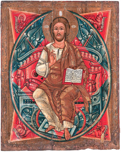 СПАС У СЛАВі, середина ХVІ ст. дерево, левкас, темпера, 174х139, НМЛ 