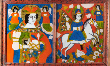 Богородиця-Годувальниця, святий Юрій