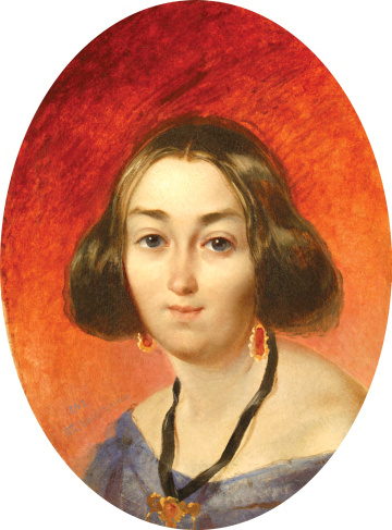  ТАРАС ШЕВЧЕНКО / портрет Закревської 1843, полотно, олія, 51х39.6, НМТШ