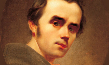 ТАРАС ШЕВЧЕНКО / автопортрет 1840-1841, полотно, олія, 43х35, НМТШ